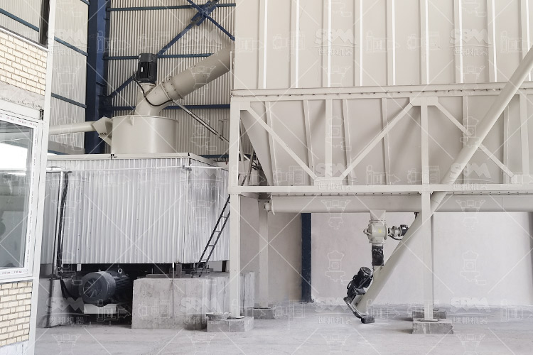 Garis produksi tepung batu kapur Iran